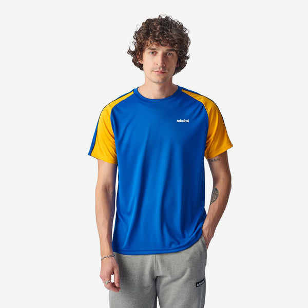 Pluto Poly T-Shirt - Royal Blue/Yellow