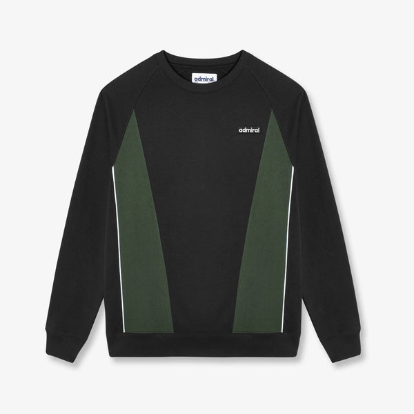 Admiral Atlas Panel Sweatshirt - Black