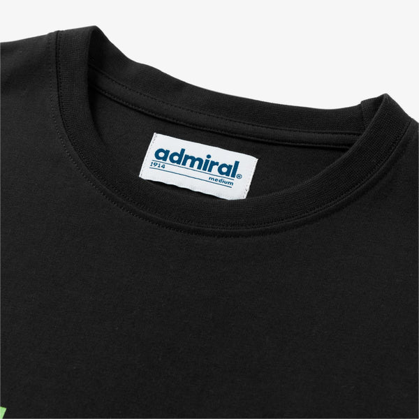 Denzell Admiral Sportswear T-Shirt - Black/Lime