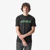 Denzell Speed Graphic T Shirt Black Lime