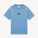 Chivers Rib Insert T-Shirt - Sky Blue