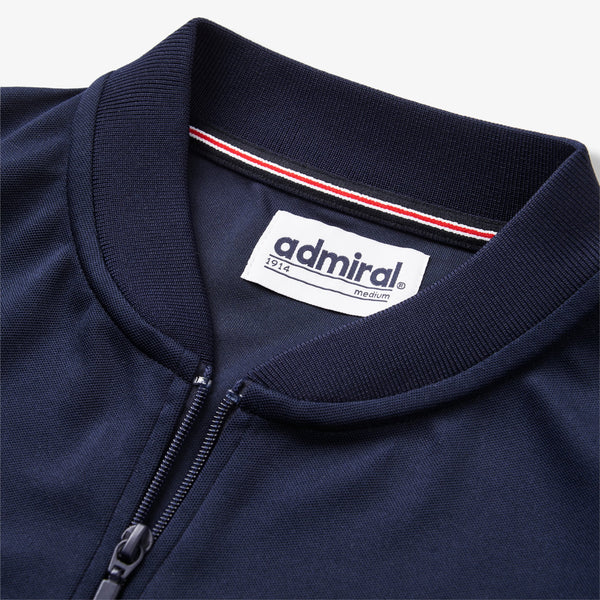 Taylor Rib Insert Track Top - Navy