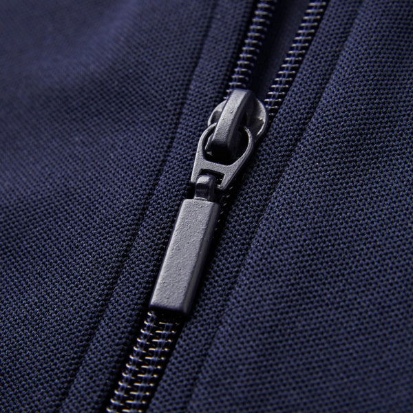 Taylor Rib Insert Track Top - Navy