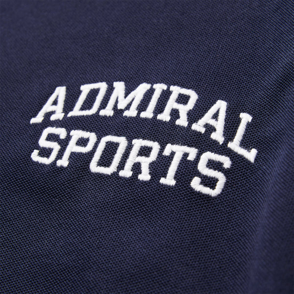 Taylor Rib Insert Track Top - Navy