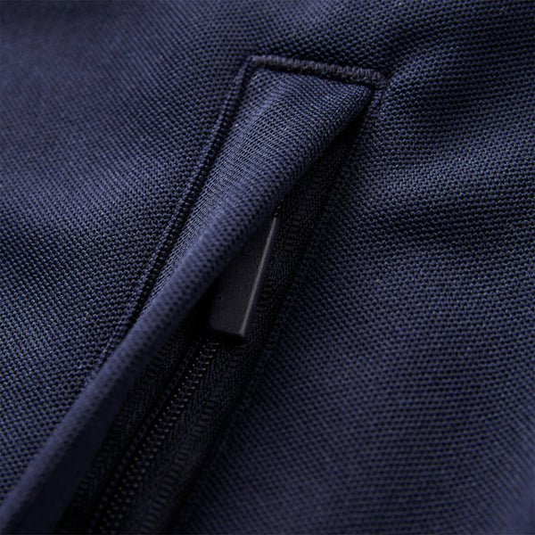 Taylor Rib Insert Track Top - Navy