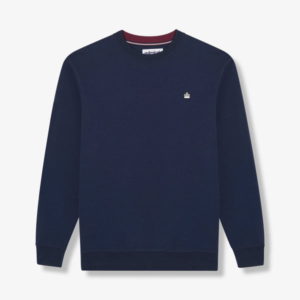 Corrigan Pique Sweatshirt - Navy