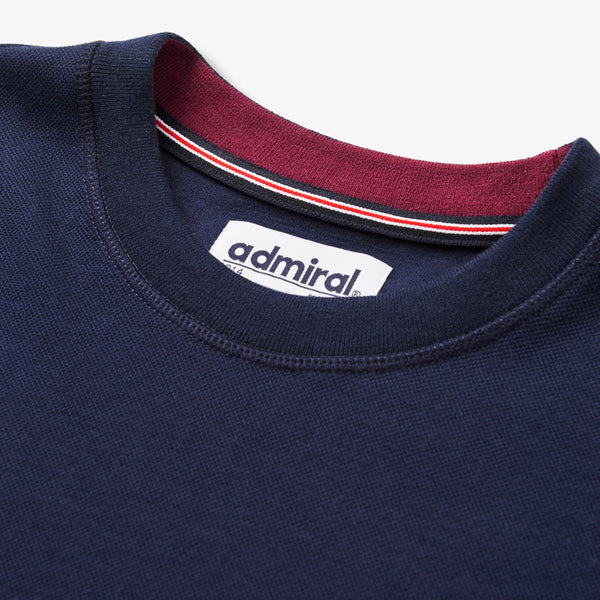 Corrigan Pique Sweatshirt - Navy