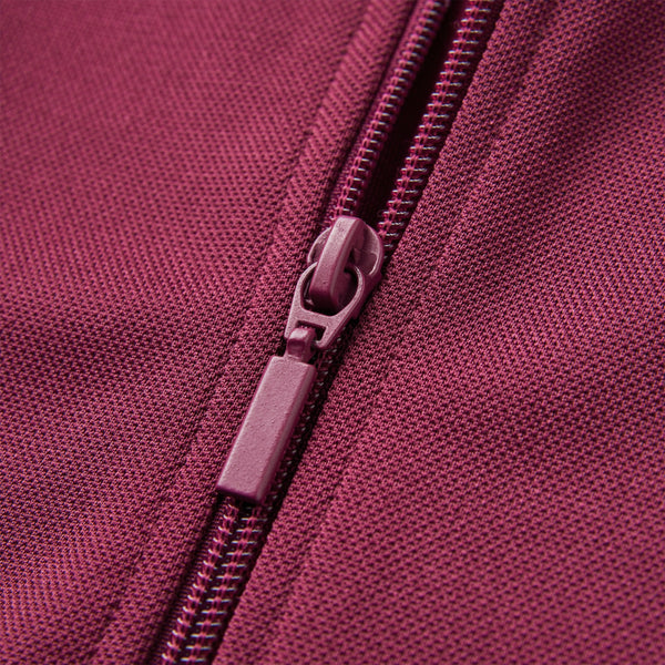 Cherry Bomber Track Top - Burgundy/Navy