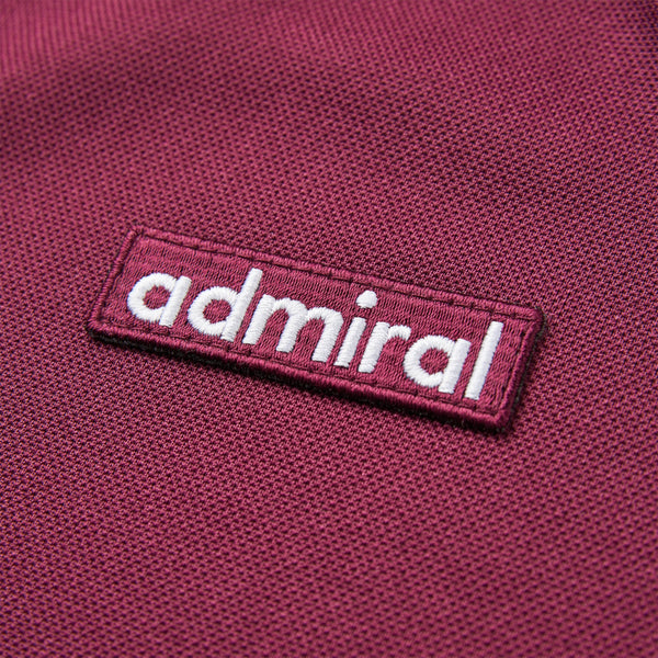 Cherry Bomber Track Top - Burgundy/Navy