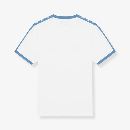 Perryman Tape T-Shirt - White/Sky
