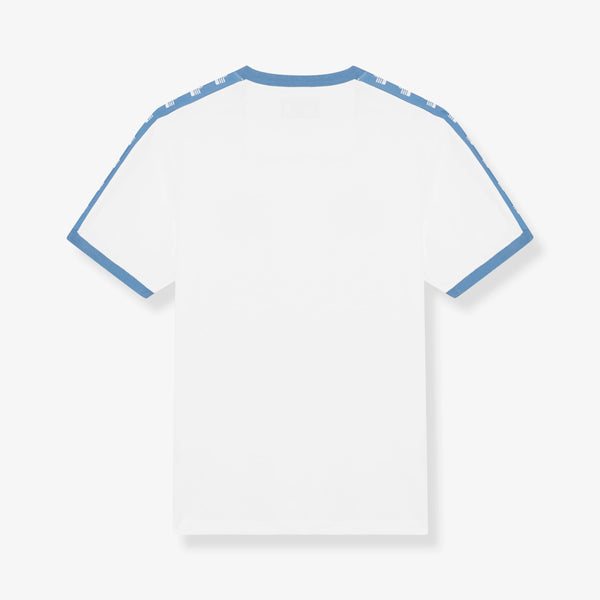 Perryman Tape T-Shirt - White/Sky