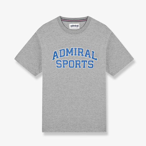 Admiral Sports Varsity T-Shirt - Grey Marl