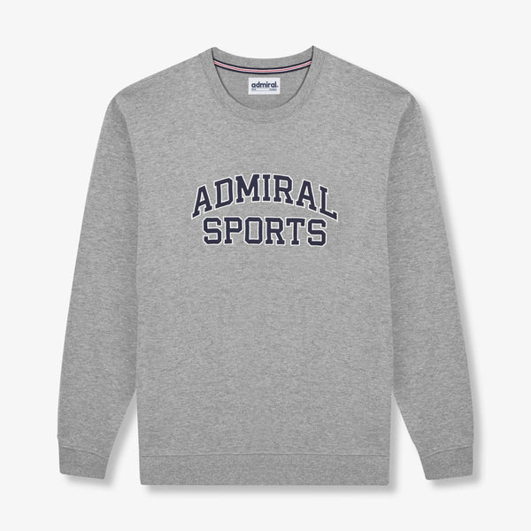 Admiral Sports Varsity Sweatshirt - Grey Marl