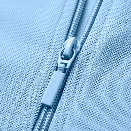 Barnes Bomber Track Top - Sky Blue/Navy