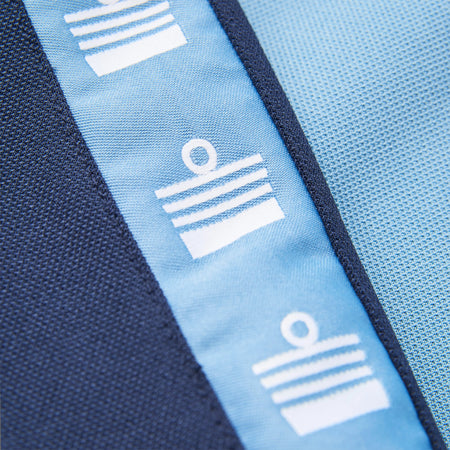 Barnes Bomber Track Top - Sky Blue/Navy