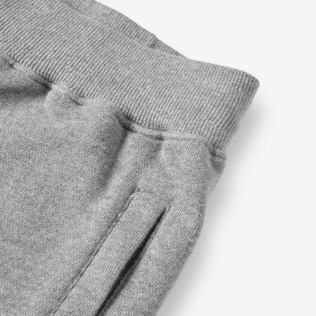 Hayden Embroidered Sweatpants - Grey Marl
