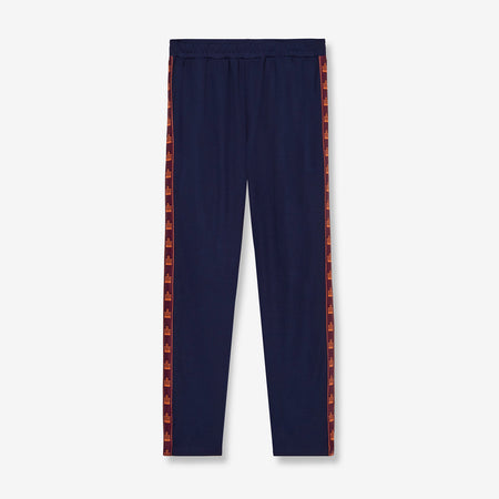 Enville Repeat Tape Track Pants - Navy