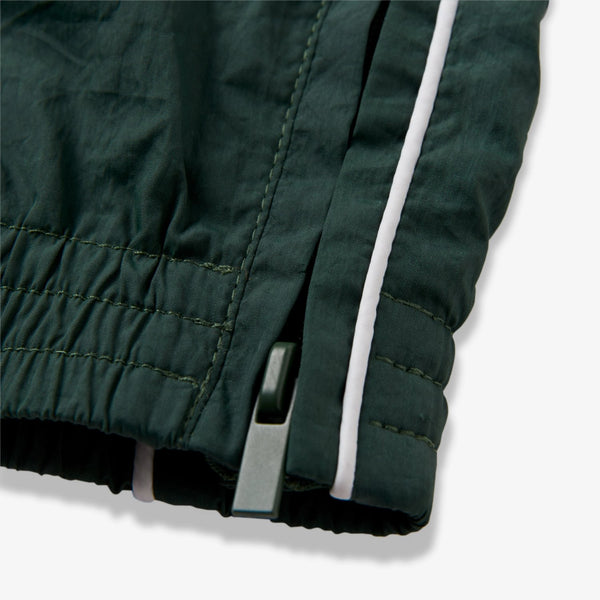 Iris Woven Track Pant - Dark Green