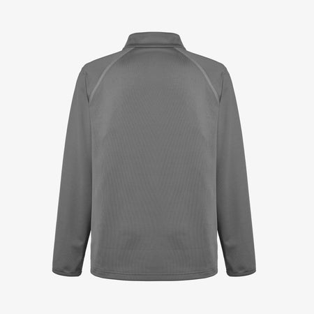 React Training 1/4 Zip Juniors - Charcoal