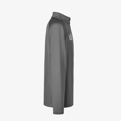 React Training 1/4 Zip Juniors - Charcoal