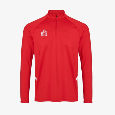 React Training 1/4 Zip Adults - Red