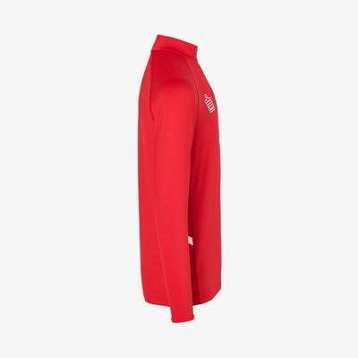 React Training 1/4 Zip Adults - Red