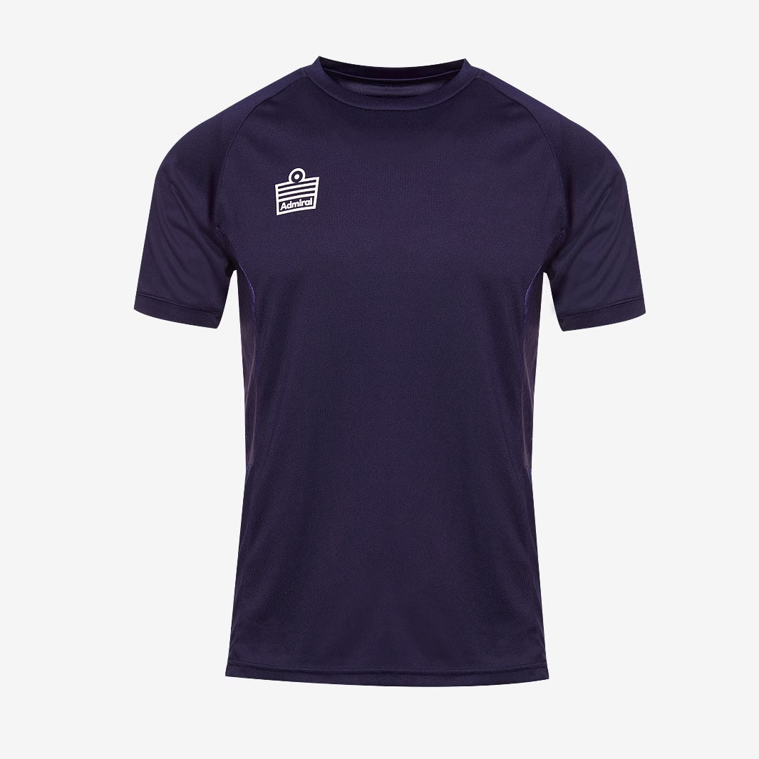Admiral 2025SSネイビー Tシャツ Sサイズ Flare SS Training T-Shirt | Navy | Admiral Sports