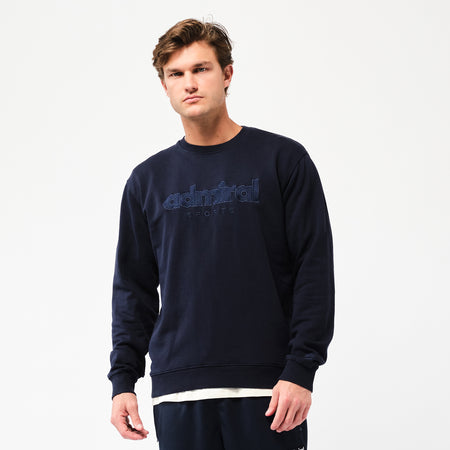 Kennedy Admiral Graphic Sweatshirt - Navy
