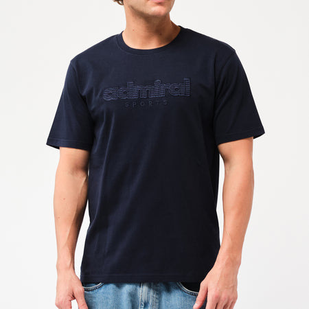 Hughes Admiral Sports T-Shirt - Navy