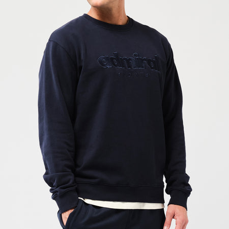 Kennedy Admiral Graphic Sweatshirt - Navy