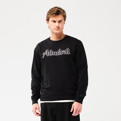 Francis Admiral Graphic Sweatshirt - Black