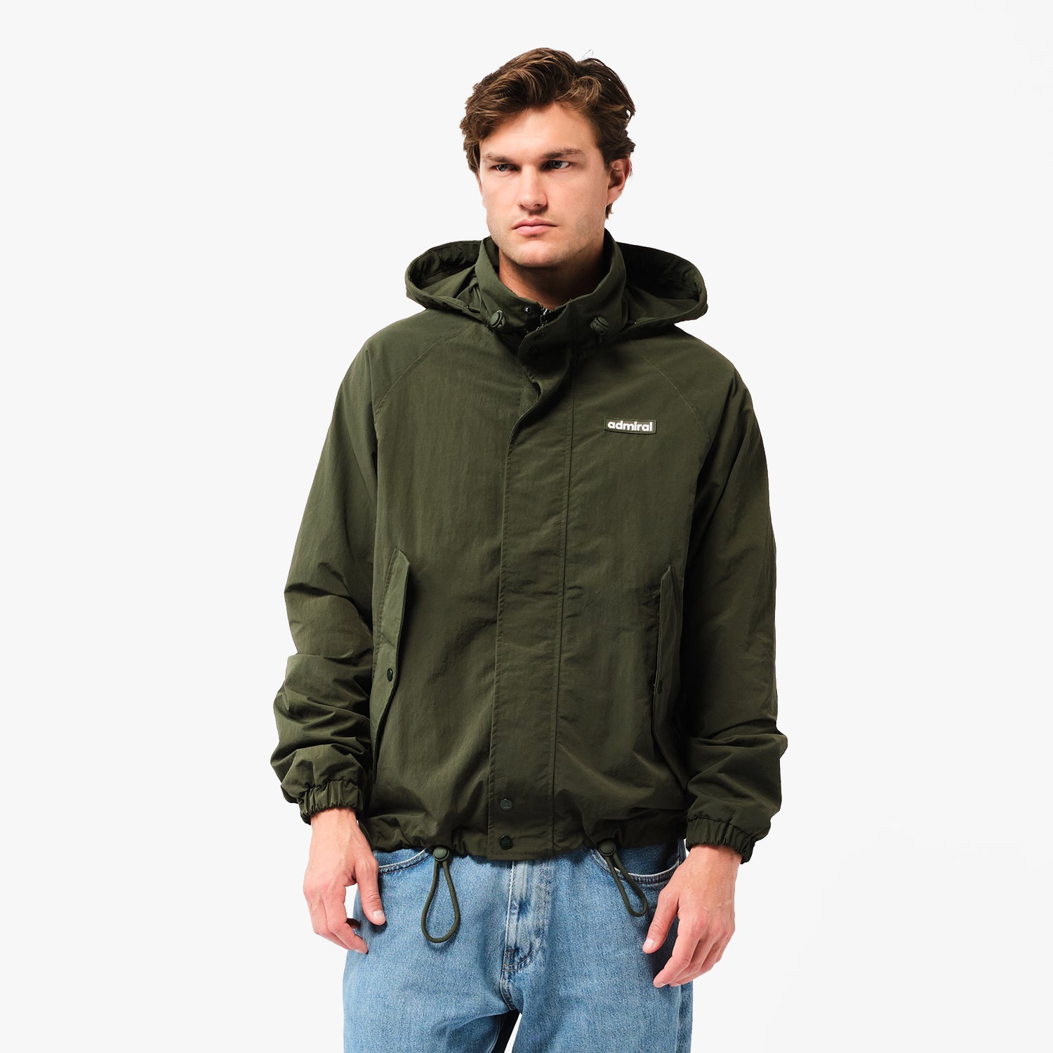 オリーブグリーン ジップアップジャケット Lennox Zip-Up Green Canopy