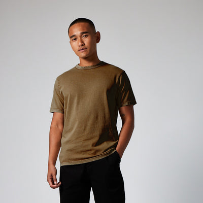 Aylestone T-Shirt - Manacus Green Wash