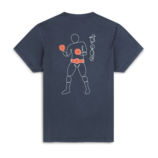 Free Form Boxing T-Shirt - Ensis Navy