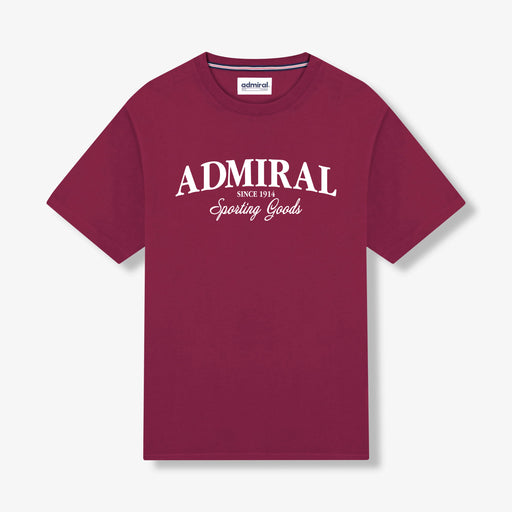 Admiral Sporting Goods T-Shirt - Burgundy