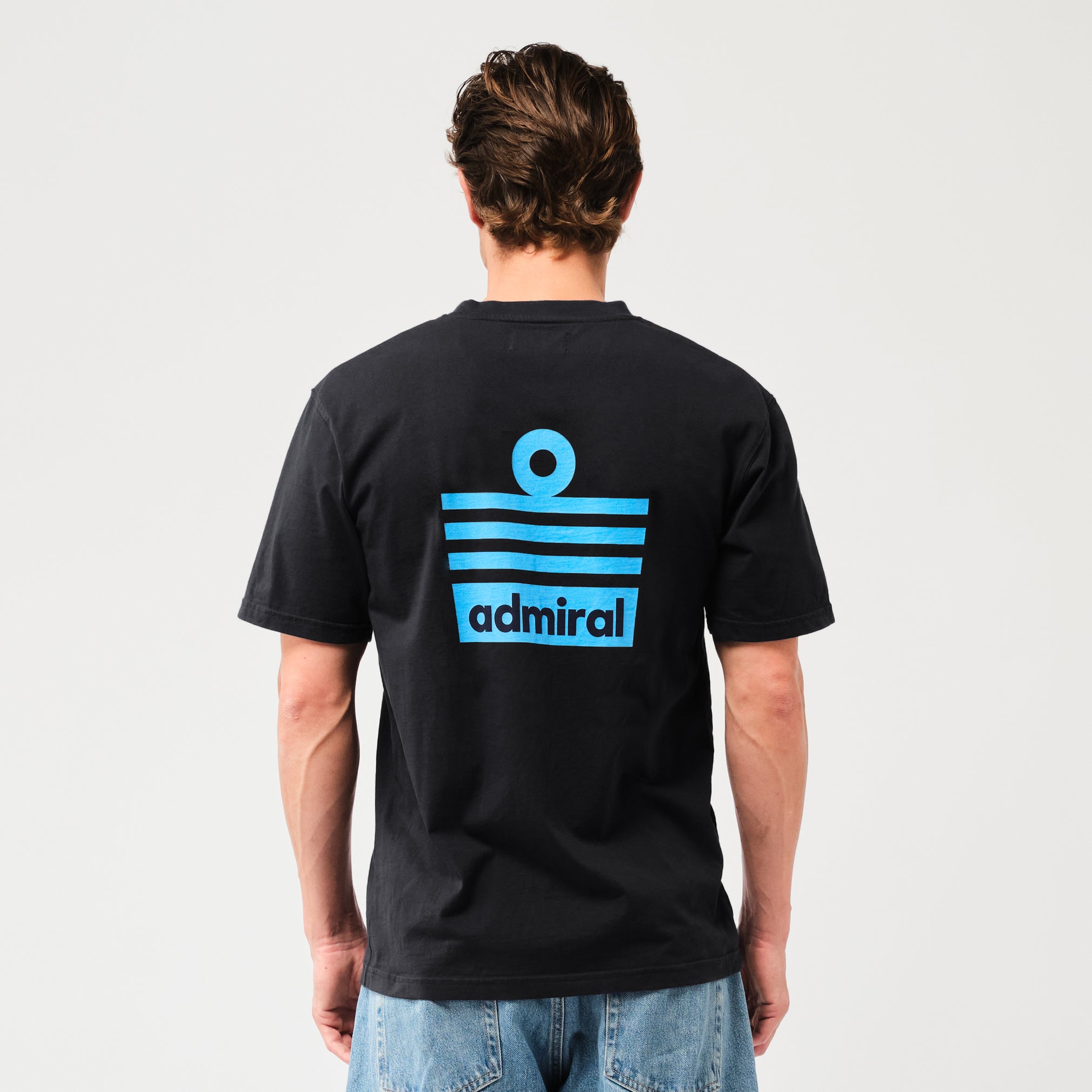 Admiral Ensign T-Shirt - Black/Blue - Admiral Sports