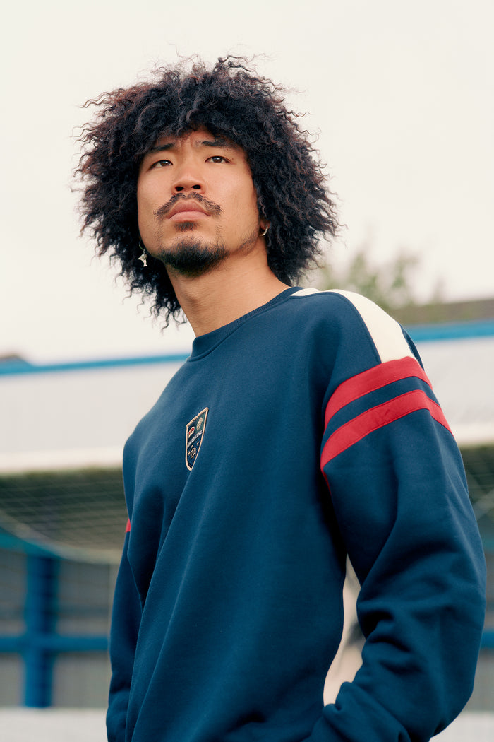 Alma de Ace x Admiral FC Sweatshirt - Navy