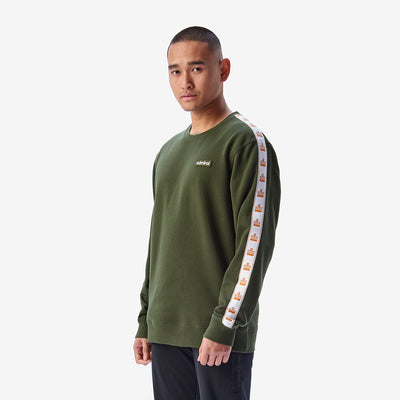 Alton Repeat Tape Sweatshirt - Dark Green