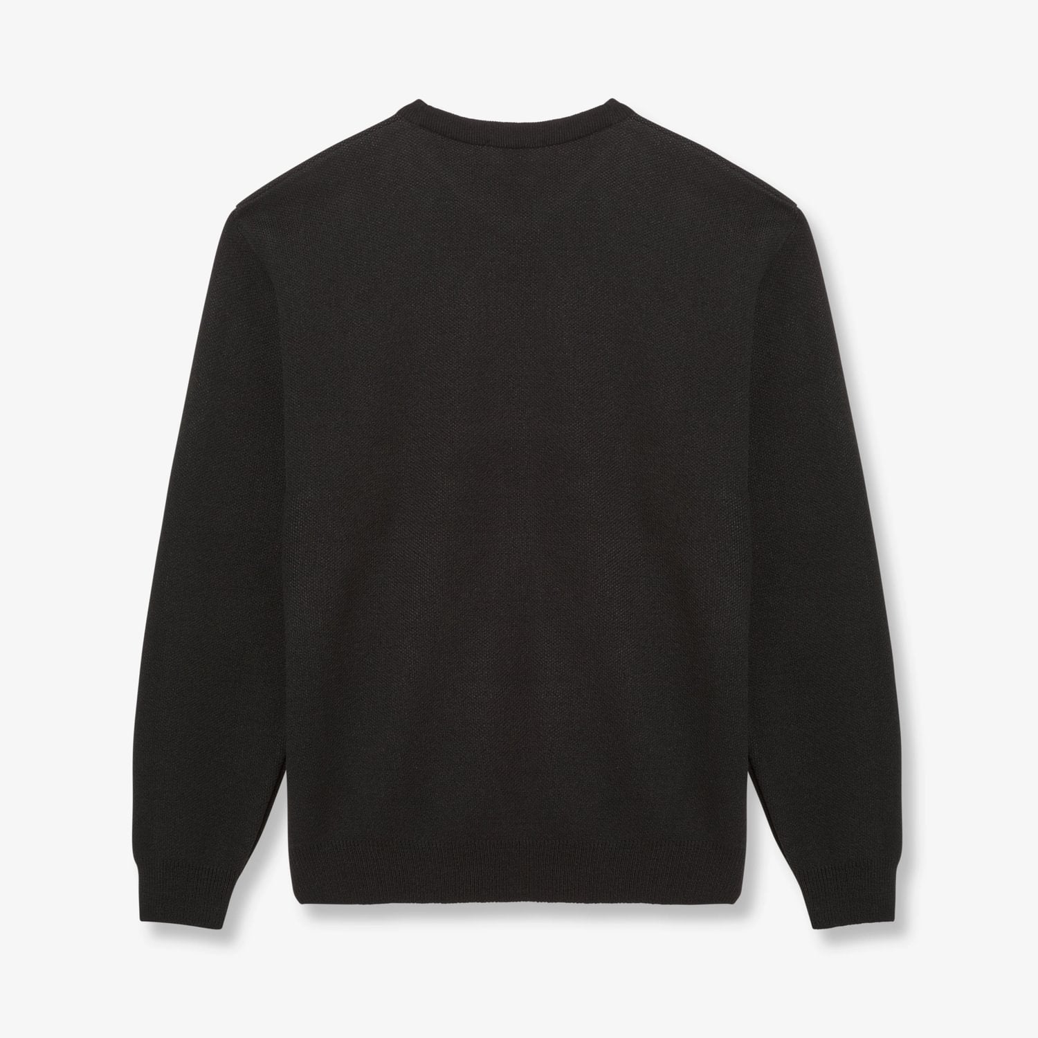 Latchford Admiral Knitted Sweatshirt | Mens Jumper | Black