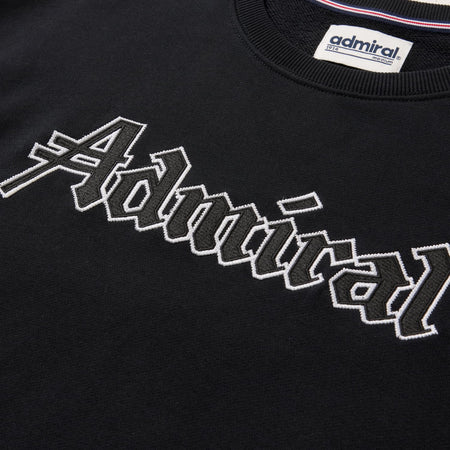 Francis Admiral Graphic Sweatshirt - Black