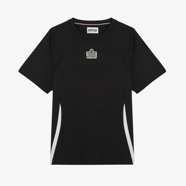 Panel T-Shirt - Black - Admiral Sports