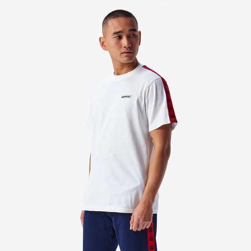 Bardon Repeat Tape T-Shirt - White