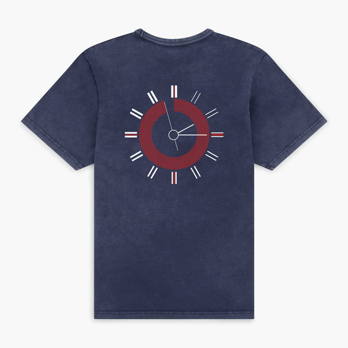 Clock Graphic T-Shirt - Ensis Navy