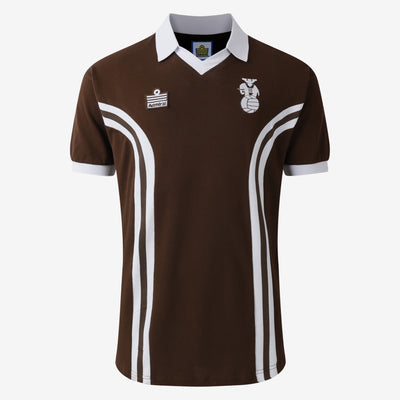 Coventry City 1978-81 Brown Retro Away Shirt Front
