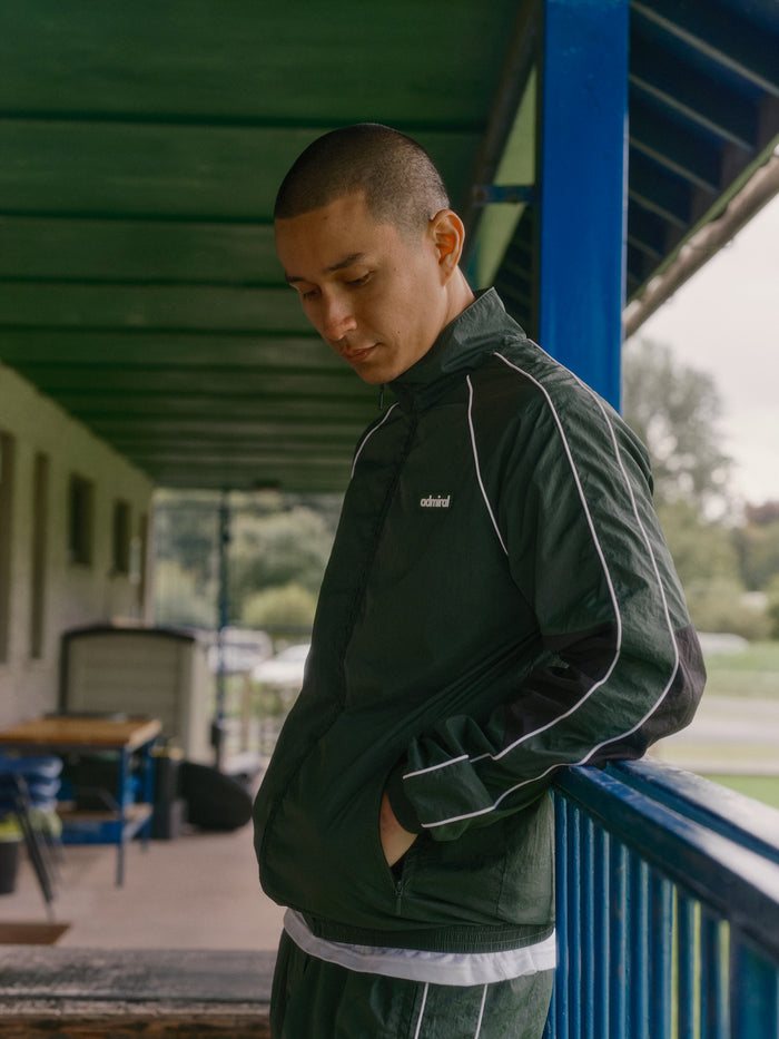 Rushford Woven Track Jacket - Dark Green