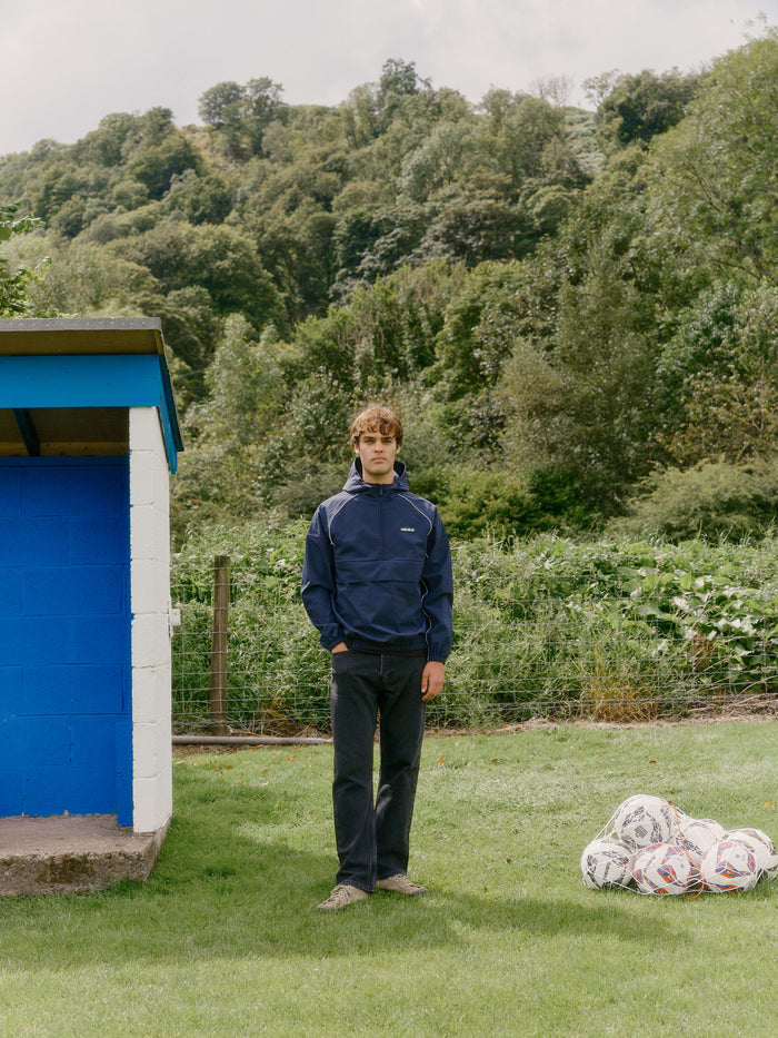 Mercury Windcheater Jacket - Navy/White