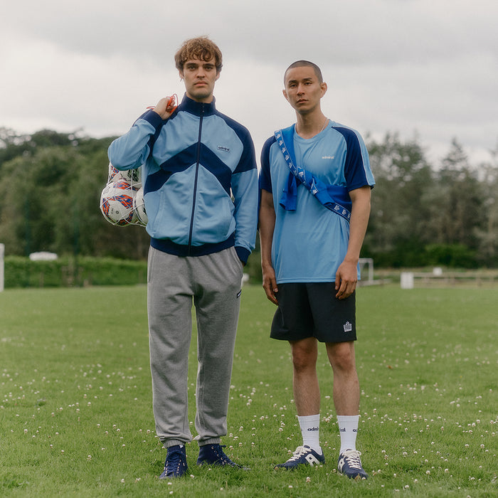 Bridge Track Top - Sky Blue/Navy