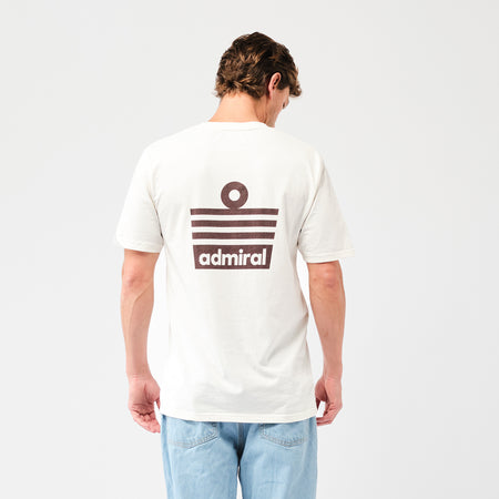 Admiral Ensign T-Shirt - Off-White/Brown