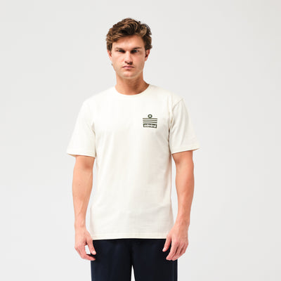 Admiral Ensign T-Shirt - Off-White/Green