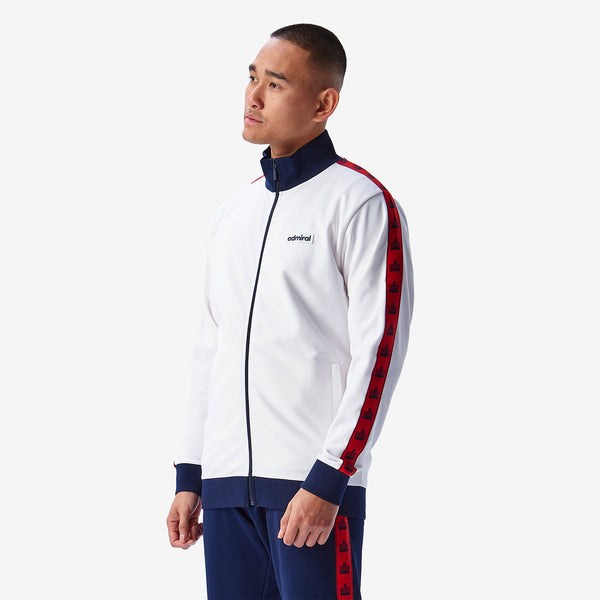 Coles Repeat Tape Track Top - White